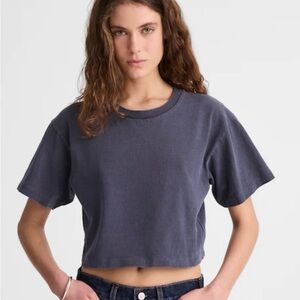 Les Tien Women’s Gray Crop Top